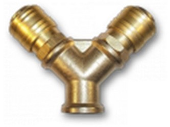 rozdvojka vnitřní závit 3/8\"+ 2rychlosp. Ms