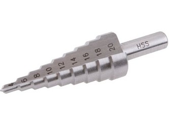 vrták stupňovitý HSS 4-20mm 9st.