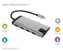 USB-HUB a ethernetový síťový adaptér, microSD, 4 porty, USB 3.0, USB-C, HDMI, VERBATIM