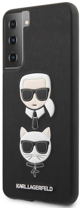Karl Lagerfeld Saffiano Case Samsung S21+, Black