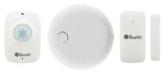 BeeWi Home SCRUTINY Pack Gateway, 1 Motion sensor + 1 door sensor + 1 Internet Gateway