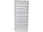 odpařovač na radiátor 20x8,5x4cm, LINEA porcelán BÍ