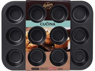 forma na muffiny 12ks 35x26,5x3,5cm nepřiln.povrch