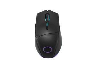 Cooler Master MM831, herní myš, duální připojení, Qi, optická, 32000 DPI, RGB LED, černá