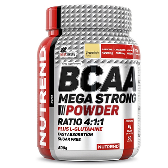 Nutrend Bcaa Mega Strong Powder - Pomeranč - 300 Gramů