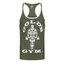 Gold's Gym Pánské tílko Joe Contrast - Armádní - XXL