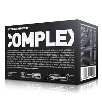 SizeandSymmetry Multivitamine Complex - 60 Kapslí