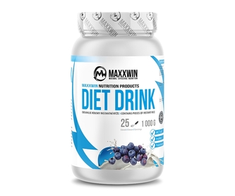 MaxxWin Diet Drink - Borůvka - 1000 Gramů