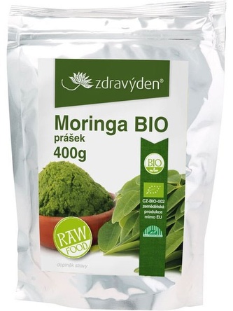 Zdravý den Moringa BIO - Bez příchutě - 100 Gramů