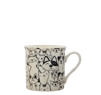 Hrnek porcelán bílý 250ml kočky