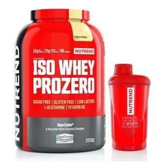 Nutrend Iso Whey PROZERO - Pudinková vanilka - 2250 Gramů