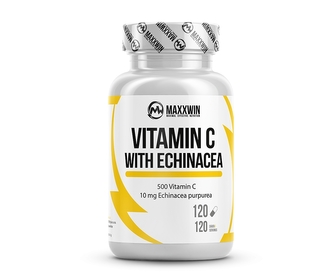 MaxxWin Vitamin C 500 + Echinacea - 120 Kapslí