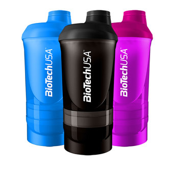 BiotechUSA Šejkr BiotechUSA Wave - Modrá - 600ml