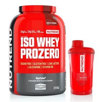 Nutrend Iso Whey PROZERO - Čokoládové brownie - 2250 Gramů