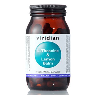 Viridian L-Theanine and Lemon Balm - 90 Kapslí