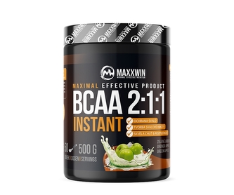 MaxxWin BCAA 2:1:1 Instant Powder - Zelené Jablko - 500 Gramů