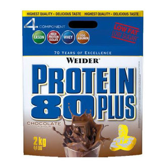 Weider Protein 80 Plus - Nugát, Oříšek - 500 Gramů