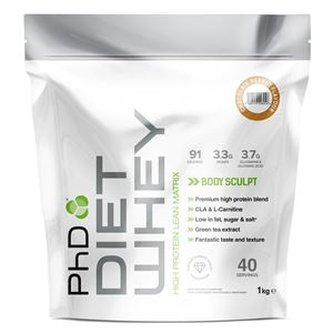 PhD Nutrition Diet Whey - Čokoláda, Lískový oříšek - 1000 Gramů
