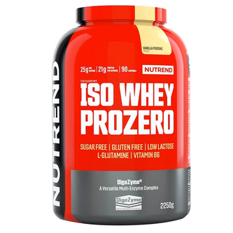 Nutrend Iso Whey PROZERO - Bílá čokoláda - 2250 Gramů