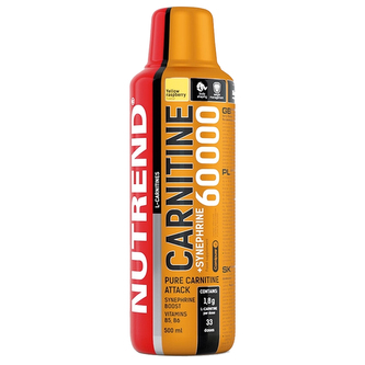 Nutrend Carnitine 60000 + Synephrine - Žlutá malina - 500ml