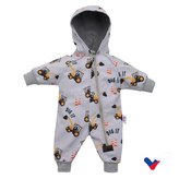 Softshellový kojenecký overal New Baby Bagr - velikost 74 (6-9m)