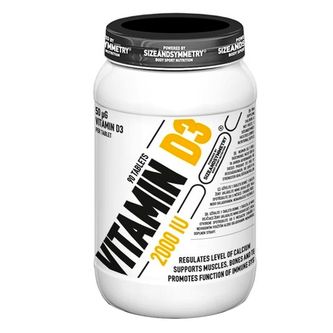 SizeandSymmetry Vitamín D3 2000IU - 90 Tablet