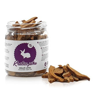 Raw Raw pamlsky mrazem sušená Králičí játra 80g