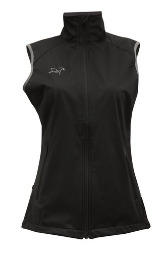 SÄXNÄS - dámská softtshell. vesta - černá - 34