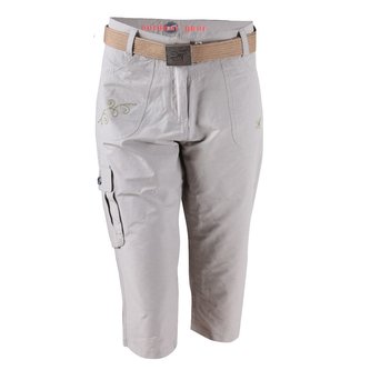 ARNÄS - dámské 3/4 kalhoty s opaskem šedá - 38