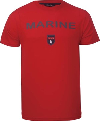 MARINE - pánské triko - Red - S
