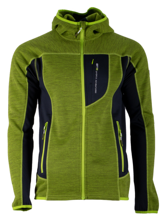 GTS 3018 M S20 - Pánská fleece mikina s kapucí - olive - XL