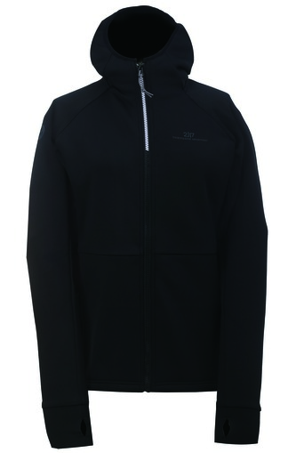 LINSELL - ECO dámská mikina s kapucí (2.vrstva) - black - S