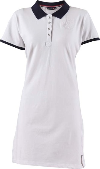 MARINE - dámské šaty s límečkem - White - XL