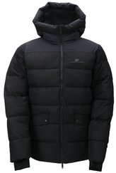 BJÖRKAS - Pánský zateplený kabát - black - M