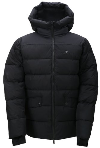 BJÖRKAS - Pánský zateplený kabát - black - M