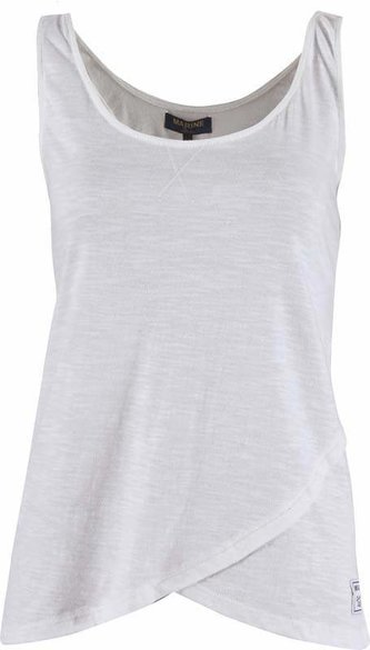 MARINE- dám.singlet - bílošedý - 42