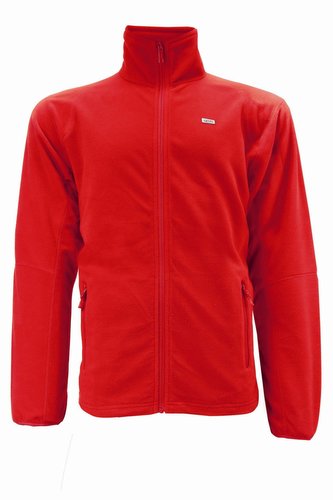 FLATAKLACKEN - Pánská mikina fleece Červená - 4XL