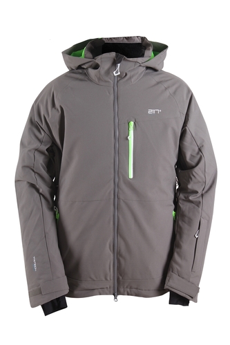 BASTE - pánská ECO lyž. bunda - šedá - XXL BASTE - pánská ECO lyž. bunda - šedá - XXL