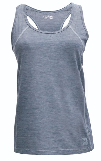 ULLERVAD - dámské merino tílko - Navy - 38