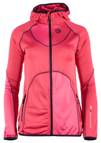 GTS 3015 L S20 - Dámská mikina Waffle Fleece, Bicolour - pink - 42