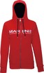 MARINE - dámská mikina s kapucí - red - 42
