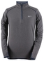 GRAN - ECO pánská multisportovní mikina - 1/2 zip (2.vrstva) - šedá melange - 3XL