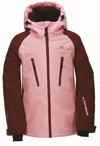 LAMMHULT - ECO dětská zateplená lyžařská bunda - růžová - 152