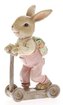 Zajíček na koloběžce 7x5x12 cm