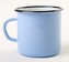 Hrnek smalt 250 ml světle modrý