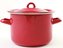 Hrnec smalt 2,4 l s poklicí ELEGANT RED 16 cm