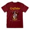 Pánské tričko Harry Potter: Gryffindor - Nebelvír znak (XL) hnědá bavlna