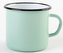 Hrnek smalt 400 ml máta