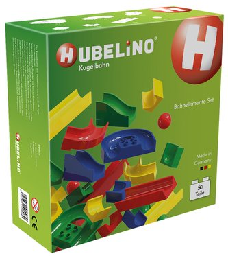 HUBELINO Kuličková dráha - set bez kostek 50 ks