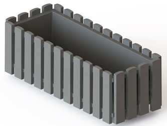 Truhlík 50 cm taupe Fency